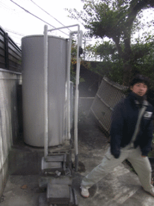 電気温水器からエコキュートへ交換工事 エコキュート設置工事 施工例 堺市 株式会社りらいふ